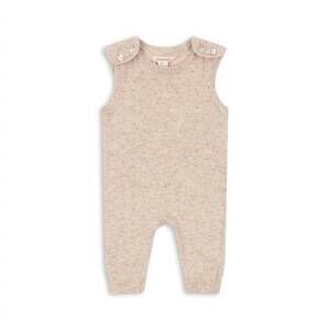 NEW KONGES SLØJD girls' mino knit spencer jumpsuit in cream and white